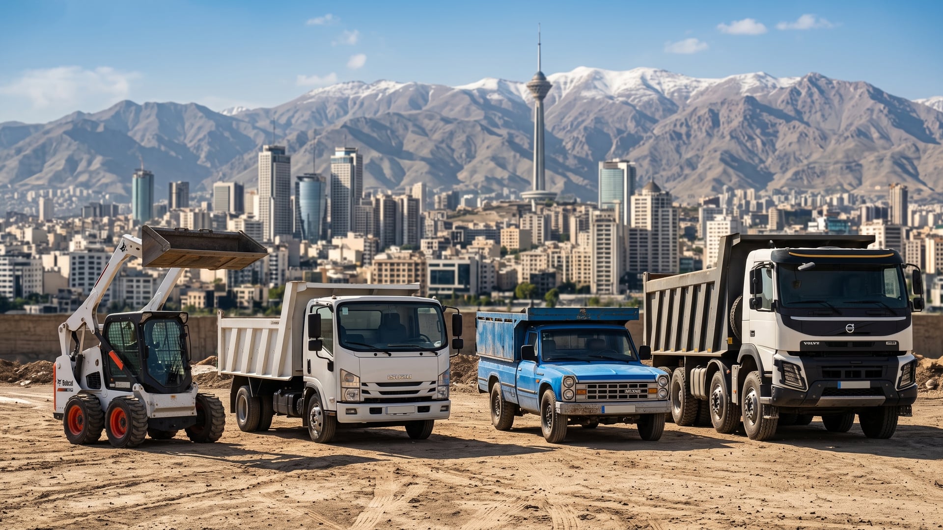 ناوگان مجهز حمل نخاله ساختمانی با نیسان و خاور، خاکبرداری با بابکت و تخریب ساختمان در تهران - مستر خاک